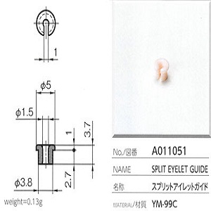 Mắt sứ Ceramic Eyelet guide Yuasa A011051